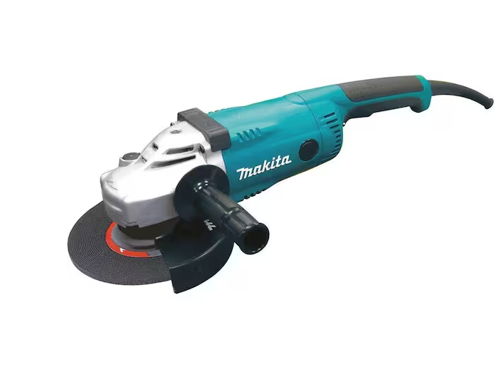 Makita 15 Amp 7 in. Corded Angle Grinder with Grinding wheel, Side handle and Wheel Guard