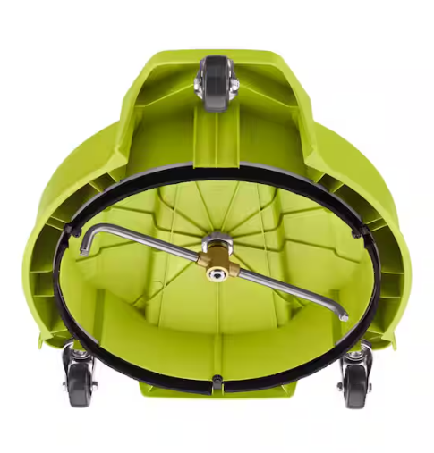 RYOBI 15 in. 3400 PSI Gas Pressure Washer Surface Cleaner with Caster Wheels