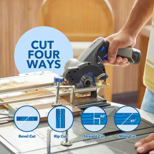Dremel Blueprint Portable Saw Station with 12V Brushless Cordless Circular Saw and Multi-Purpose Cutting Case