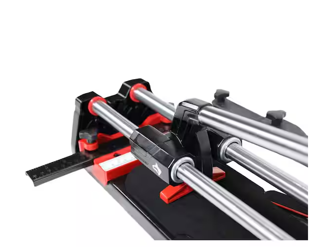 Husky 24 in. Tile Cutter with Tungsten Carbide Blade and Adjustable Gauge