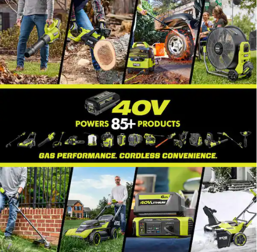 RYOBI 40V Lithium-Ion 4.0 Ah Battery