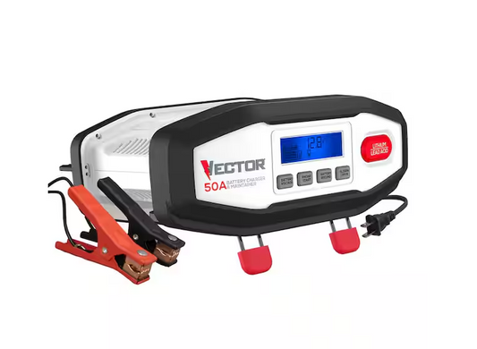 VECTOR 50-Amp Car Battery Charger/ Car Battery Maintainer