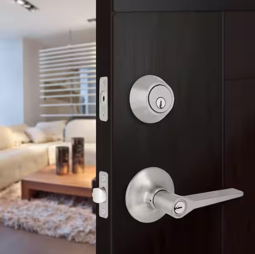 Defiant Freedom Satin Nickel Single Cylinder Combo Pack