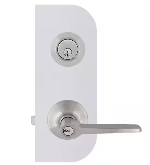 Defiant Freedom Satin Nickel Single Cylinder Combo Pack
