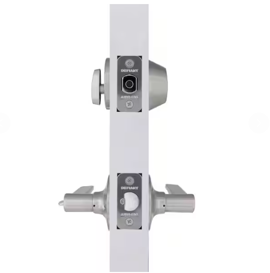 Defiant Freedom Satin Nickel Single Cylinder Combo Pack