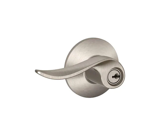 Schlage Sacramento Satin Nickel Keyed Entry Door Handle