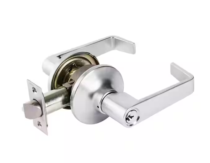 Universal Hardware Light Duty Commercial Storeroom Lever, ADA, UL 3-Hour Fire, ANSI Grade 2, Satin Chrome Finish