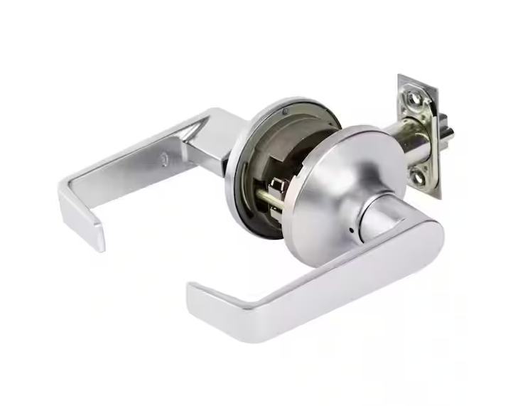 Universal Hardware Light Duty Commercial Storeroom Lever, ADA, UL 3-Hour Fire, ANSI Grade 2, Satin Chrome Finish