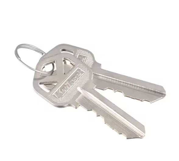 Kwikset Dakota Satin Nickel Single Cylinder Door Handleset with Polo Door Knob Featuring SmartKey Security