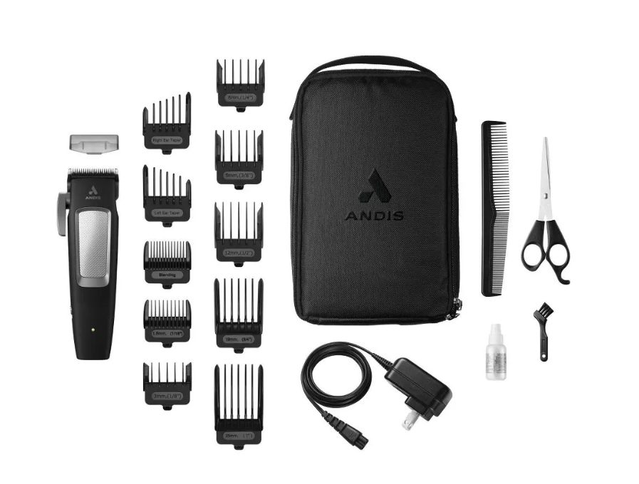 Andis inCRED Lithium Clipper: Electric, Battery Operated, 1 Speed, 18 Pieces