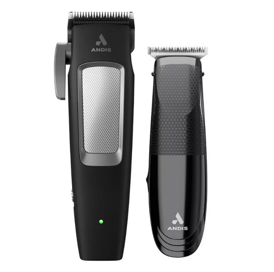 Andis inCred Clipper & Cordless T-Blade Lithium Trimmer Kit - 23pc