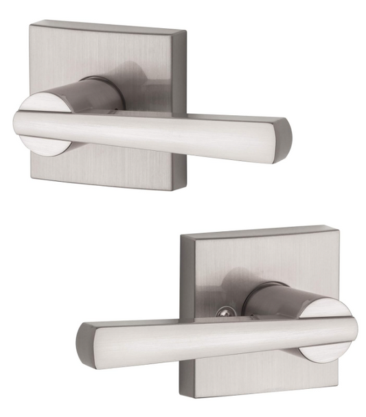 Baldwin Prestige Spyglass Satin Nickel Hall/Closet Door Handle