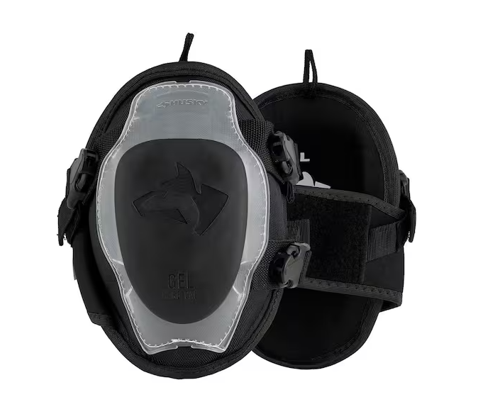 Husky Gel Hard Cap Construction Work Knee Pads (2-Pair)