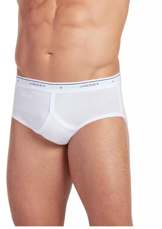 jockey cotton lowrise brief 4 pack white 36