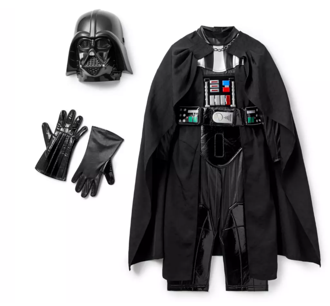 Darth Vader Costume with Lights and Sounds for Kids – Star Wars