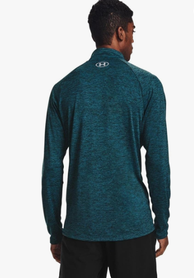 Under Armour Tech 2.0 Men's Long Sleeve 1/2 Zip Training T-Shirt - Blue