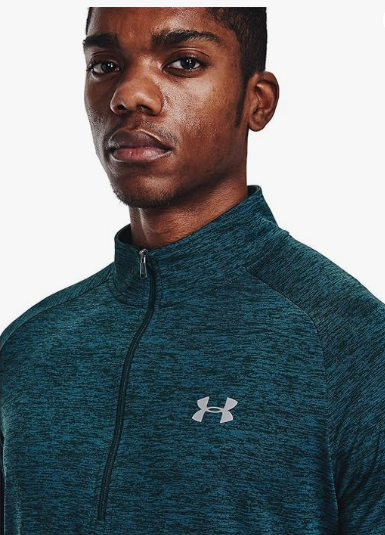 Under Armour Tech 2.0 Men's Long Sleeve 1/2 Zip Training T-Shirt - Blue