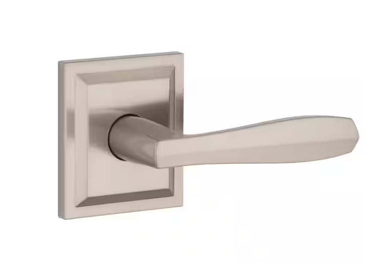 Baldwin Torrey Satin Nickel Low Profile Rose Hall/Closet Passage Door Handle