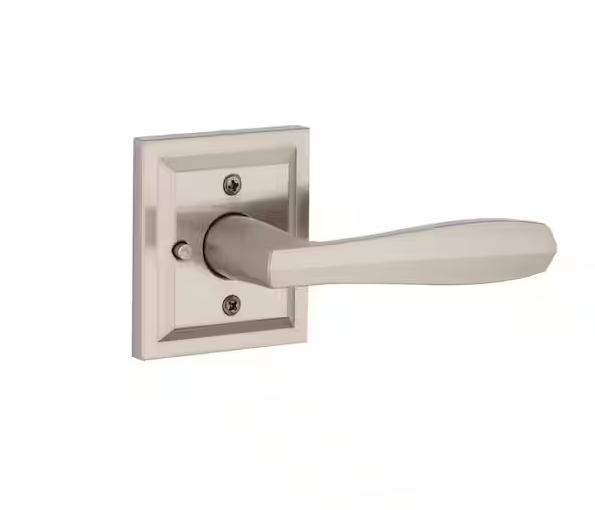 Baldwin Torrey Satin Nickel Low Profile Rose Bed/Bath Privacy Door Handle
