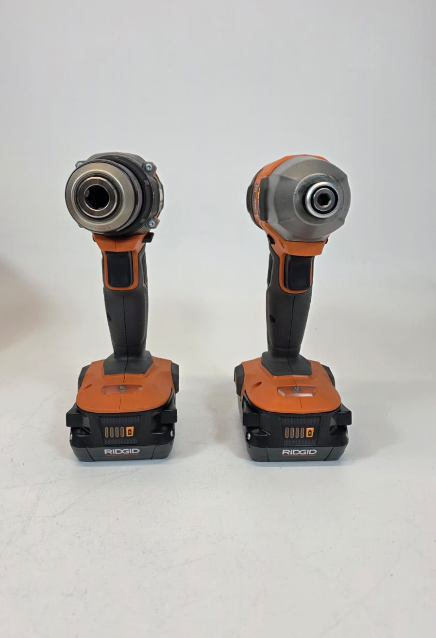 RIDGID 18V Cordless 2-Tool Combo Kit with Drill/Driver, Impact Driver, (2) 2.0 Ah Batteries, and Charger