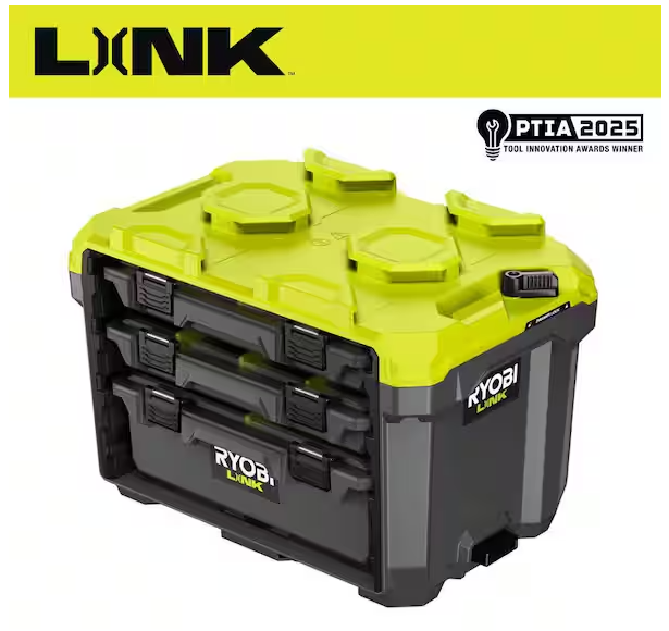 RYOBI LINK SlotBox Organizer Drawer Tool Box Kit