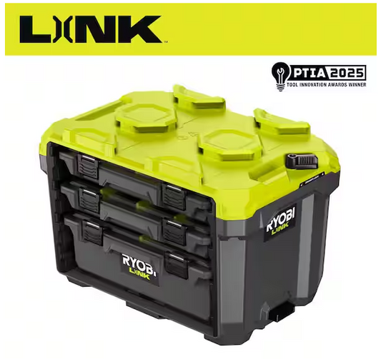 RYOBI LINK SlotBox Organizer Drawer Tool Box Kit