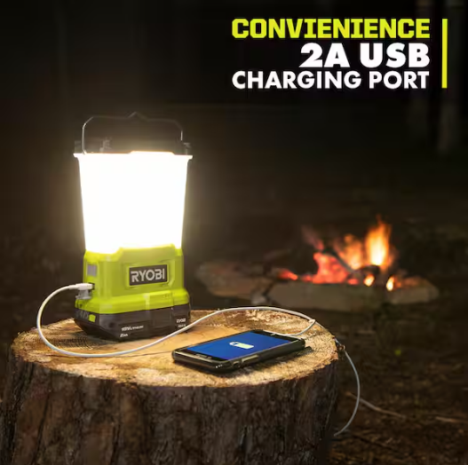 RYOBI ONE+ 18V Cordless LED Area Light with USB (Tool Only)