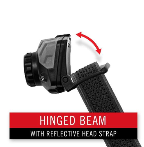 Coast FL86 840 Lumens Alkaline Dual Power LED Battery Powered Headlamp