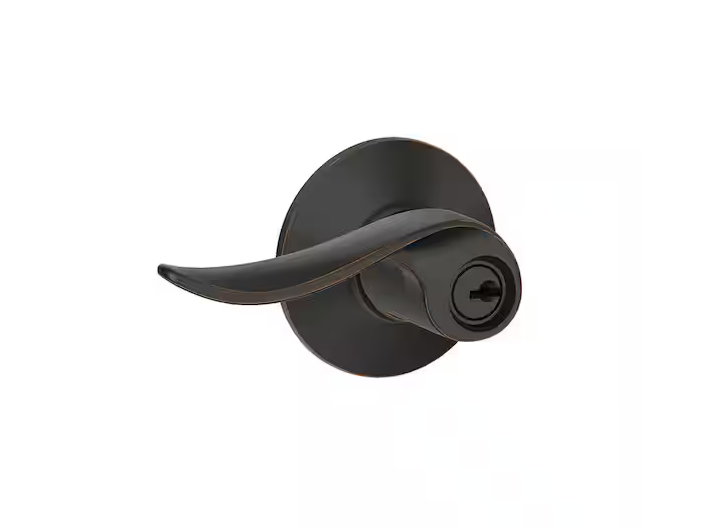 Schlage Sacramento Aged Bronze Keyed Entry Door Handle