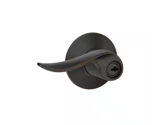 Schlage Sacramento Aged Bronze Keyed Entry Door Handle