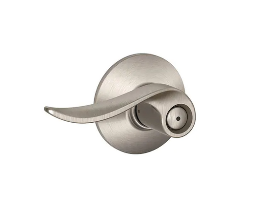Schlage Sacramento Satin Nickel Privacy Bed/Bath Door Handle