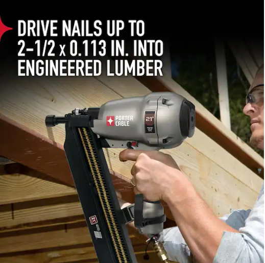 Porter-Cable 21-Degree 3-1/2 in. Full Round Framing Nailer