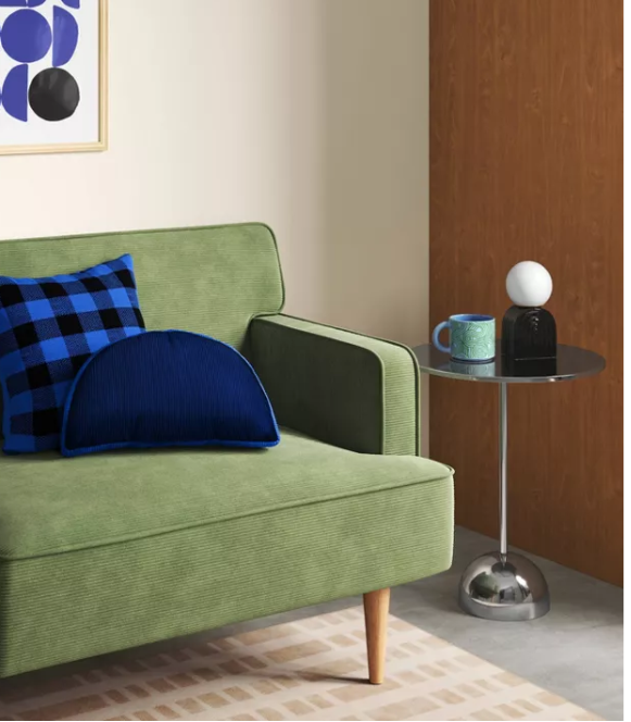 Optimistic Pedestal Metal Side Table Chrome - Room Essentials™ Assembly Required