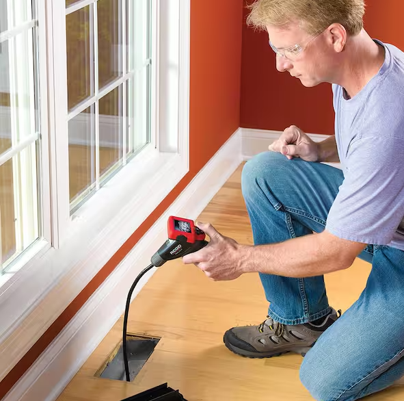 RIDGID CA-25 Micro Visual Inspection & Diagnostic Handheld Camera w/ 2.7 in. Color Display, 4 ft. Fixed Waterproof Camera Cable