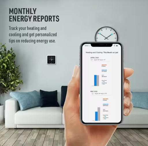 T5 7-Day Smart Wi-Fi Thermostat with Geofence Technology and Auto Changeover, Energy Star Certified