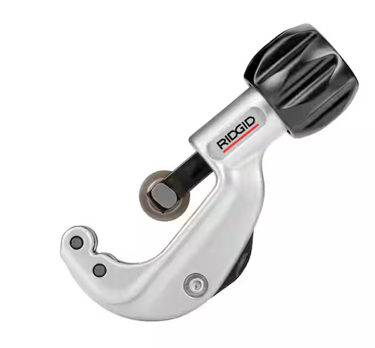 RIDGID 1/8 in. to 1-1/8 in.150 Constant Swing Copper Pipe & Stainless Steel Tubing Cutter w Easy Change Wheel Pin + Spare Wheel