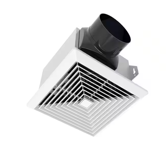 Commercial Electric 80 CFM 1.5 Sone Bathroom Exhaust Fan with Humidity Sensing NO CLIPS
