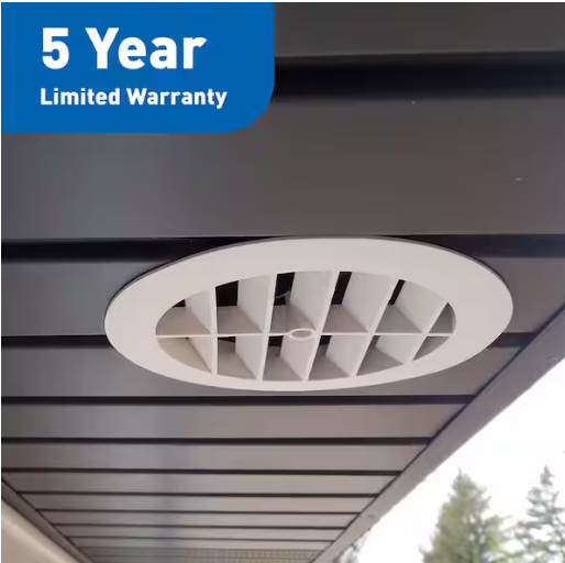 Panasonic EZSoffitVent - Soffit Vent - Soffit Termination System for Ventilation Exhaust Fans