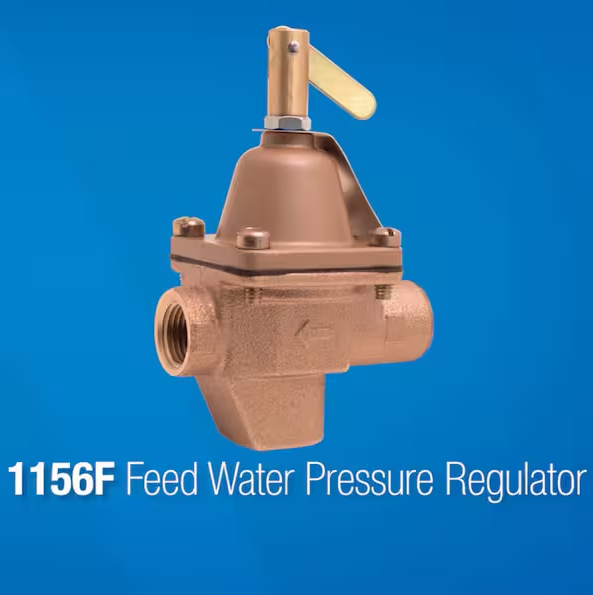 Watts 1/2 in. High Capacity Water Feed Regulator, Union Solder Inlet Connection
