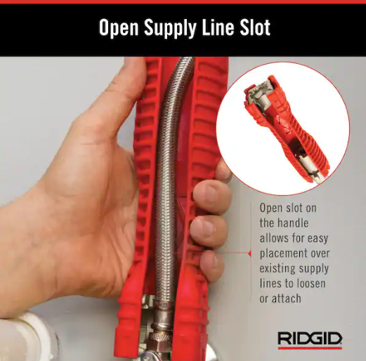 RIDGID EZ Change Plumbing Wrench Faucet Installation and Removal Tool