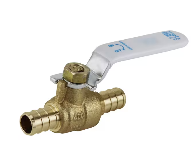 Apollo 1/2 in. Brass PEX Barb Ball Valve Jar (6-Pack)