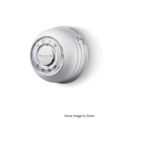 Honeywell Home Round Non-Programmable Thermostat with 1H/1C Single Stage Heating and Cooling