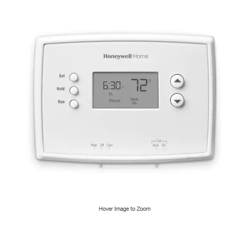 Honeywell Home  1-Week Programmable Thermostat with Digital Display