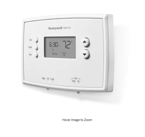 Honeywell Home  1-Week Programmable Thermostat with Digital Display