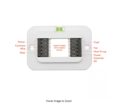 Hubspace Wi-Fi and Bluetooth  nabled Smart Programmable Thermostat with Schedules Powered