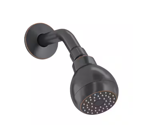 Glacier Bay Builders Single Handle 1-Spray Tub and Shower Faucet 1.8 GPM in Bronze (Valve Included)