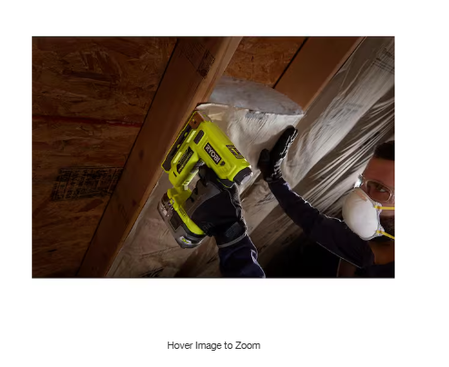 RYOBI ONE+ 18V Compression Drive Cordless 3/8 in. Crown Stapler