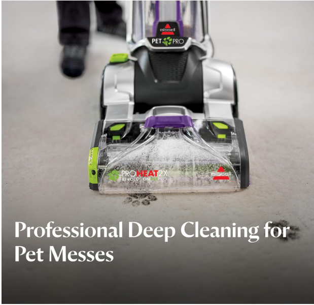 BISSELL ProHeat 2X Revolution Pet Pro Plus, 3588F, Upright Deep Cleaner, 30-minute Dry Time, Dual Dirt Lifter