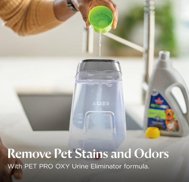 BISSELL ProHeat 2X Revolution Pet Pro Plus, 3588F, Upright Deep Cleaner, 30-minute Dry Time, Dual Dirt Lifter