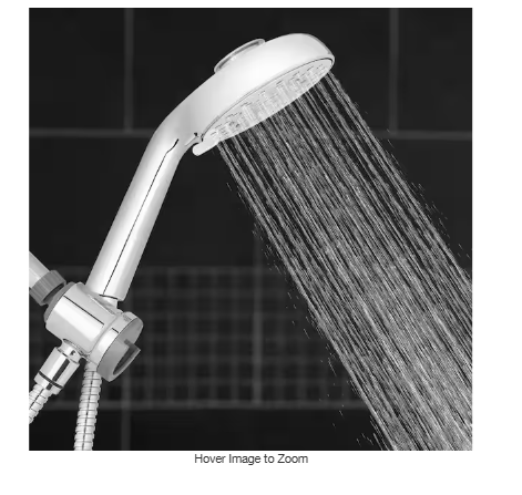 Waterpik 8-Spray Wall Mount Magnet Assist Multi Height Handheld Shower Head 1.8 GPM in Chrome